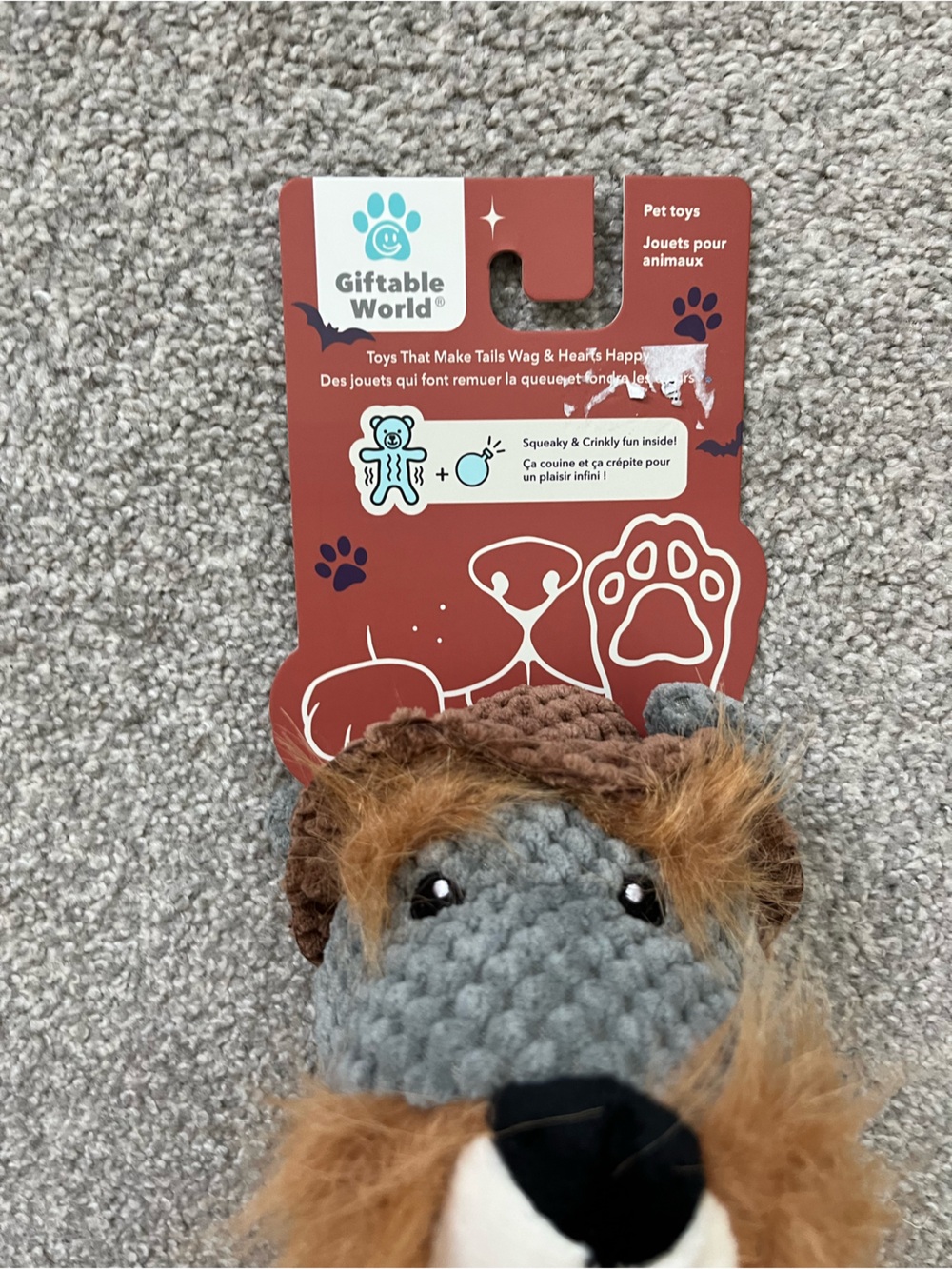 NWT Dog Toy Thanksgiving Bundle. Dog Scarecrow, Turkey Animal & Turkey “Cooked” - Picture 3 of 14